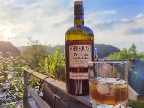 It's served straight up in a cocktail glass. Good ingredients make great cocktails! : rum