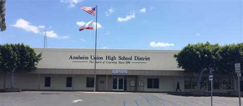 Anaheim Union High School District Los Angeles California Usa