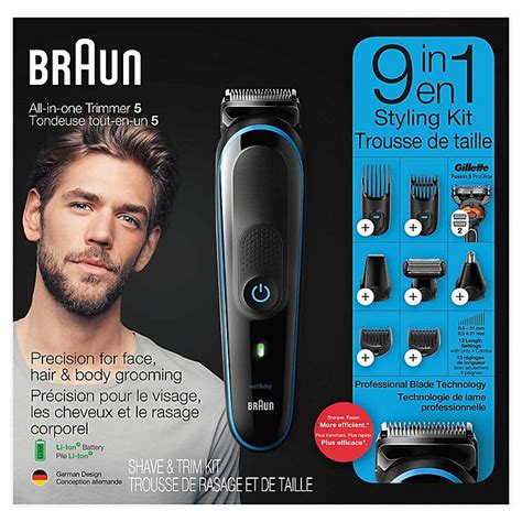 Best for sensitive skin, battery, traveling xtava pro cordless hair clippers and beard trimmer. Braun 9-in-1 Beard Trimmer | Bed Bath and Beyond Canada