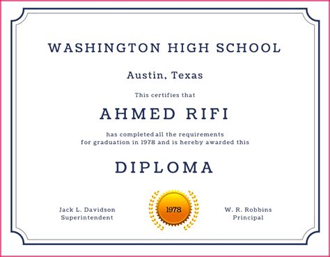 Ged diploma printable certificate free to download and print. 7 Texas Ged Certificate Templates 63873 | FabTemplatez