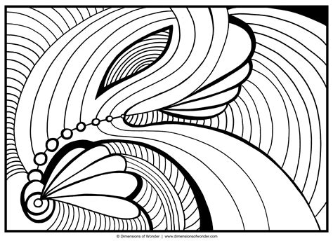 Abstract Coloring Pages  Free download on ClipArtMag