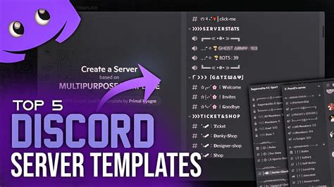 Top 5 Best Discord Server Templates You Must Try Youtube