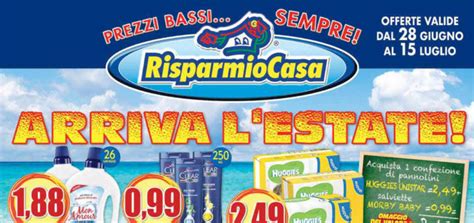 Prezzo predefinito179,00 €prezzo speciale149,00 €. Volantino Risparmio Casa "Arriva l'estate" dal 28 Giugno ...