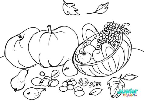 Planse De Colorat Pentru Copii Fructe Si Legume Coloring To Print