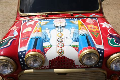The Story Behind George Harrisons Psychedelic Mini Vintage News Daily