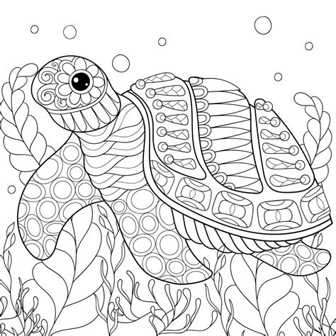 Free Turtle Coloring Pages For Download Printable Pdf Verbnow