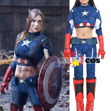 2015 Halloween Costumes For Adult Women Justice League Superhero Sexy Captain America Cosplay