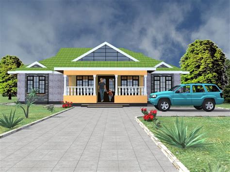Another one of our favorite designs of 4 bedroom bungalow house plans in kenya, this design for a luxurious all ensuite four bedroom bungalow is ideal for many kenyan house holds seeking a spacious, graceful place to call home. 4 Bedroom Design 1112 B in 2020 | Bungalow house plans ...