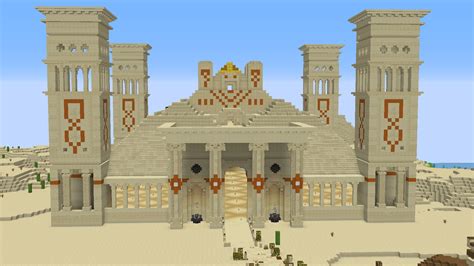Desert Temple Base I Built 100 In Survival Rminecraft