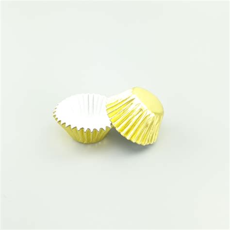 Light Gold Mini 25mm Foil Cupcake Cases 50 Pieces 3 Pack Ultimate