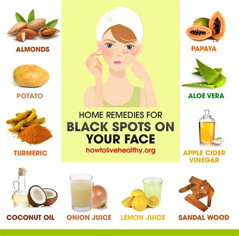 12 Ways To Naturally Get Rid Of Black Spots On Your Face Black Spots