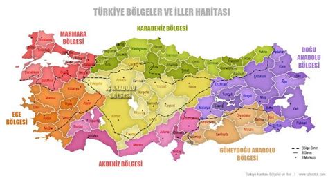 Türkiye İller ve Bölgeler Haritası Doğanın Sesi Türkiye