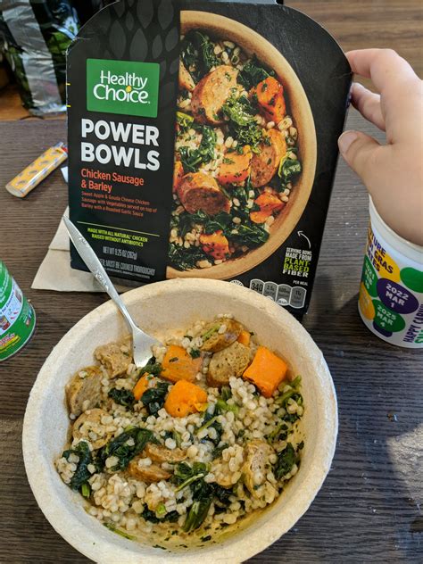 Healthy Choice Power Bowls Chicken Sausage & Barley. 7/10 ...