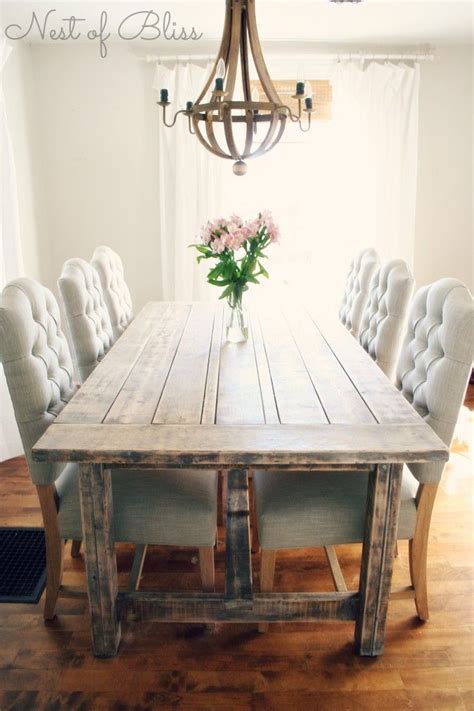 Style, comfort, and functionality all come into play when choosing the right dining chairs for your space. 47 Farmhouse Dining Table Ideas for Cozy, Rustic Look ...