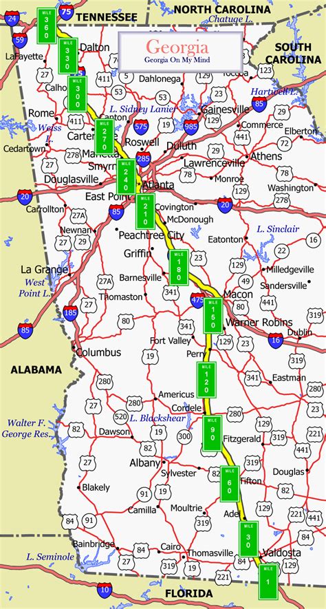 I 75 Georgia Map