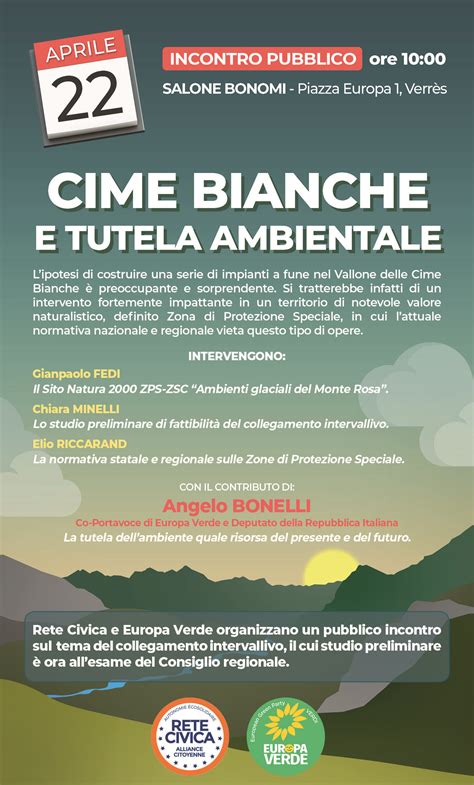 A Verr S Un Incontro Su Cime Bianche E La Tutela Ambientale Bobine Tv