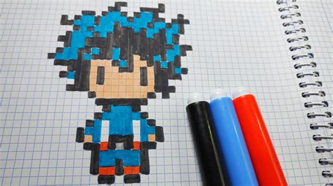 Como Hacer A Izuku Midoriya Deku Boku No Hero Academia Pixel Art