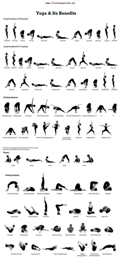 Reihe Von Yoga Posen Tolle Entdeckung Für Jemanden Der Eine