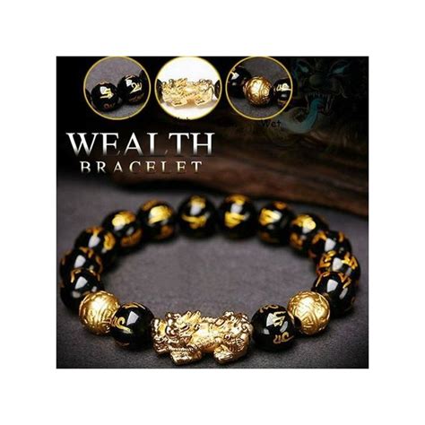 Shop Generic Feng Shui Black Obsidian Wealth Bracelet Online Jumia Ghana