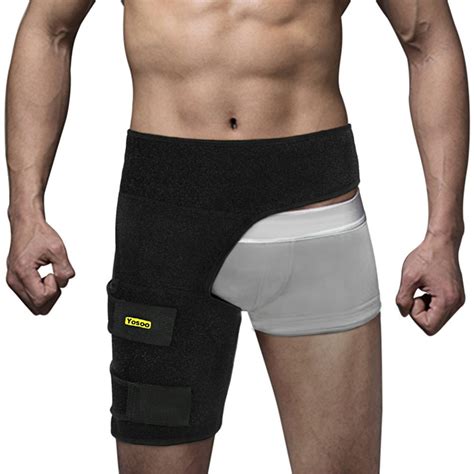 Vgeby Compression Groin Thigh Sleeve And Hip Support Wrap Adjustable