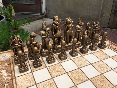 Detailed Erotic Chess Set Kama Sutra Themed Chess Set Based Etsy