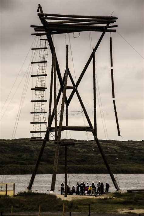 A 22 Metre High Team Tower For Sport Activities Situated At A L