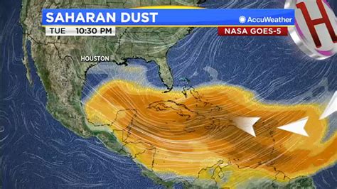 Saharan dust travels off Africa coast into eastern Atlantic - ABC13 Houston