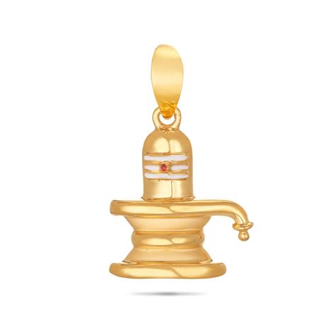 Luminary Gold Lord Shivalingam Pendant | atelier-yuwa.ciao.jp