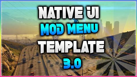 Native Ui Mod Menu Template Gta5