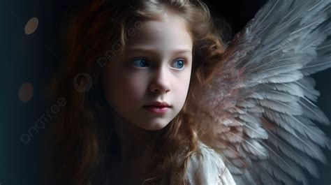 아래를 내려다 보는 천사의 이미지 진짜 천사 그림 배경 일러스트 및 사진 무료 다운로드 Pngtree