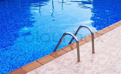 Outdoor Swimming Pool At Summer Time Stock Image Colourbox