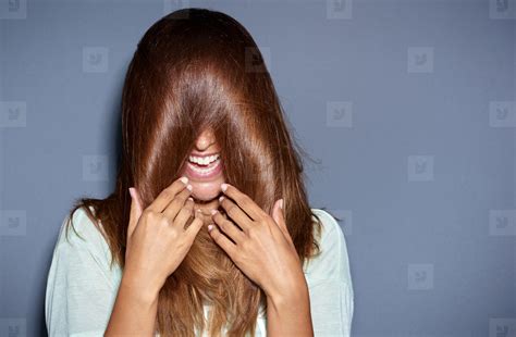 Laughing Young Woman Covering Her Eyes 146019 Youworkforthem