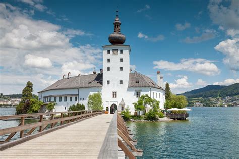 Beautiful Traunsee Lake In Austria Stock Photo Image Of