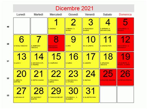 Calendario Di Dicembre 2021 Avvento
