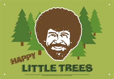 Bob Ross The Joy Of Painting Happy Little Trees Art Image