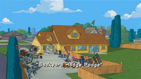 A backyard beach, a backyard beach nothing's outta reach we got the backyard beach. Gallery:Backyard Hodge Podge | Phineas and Ferb Wiki ...