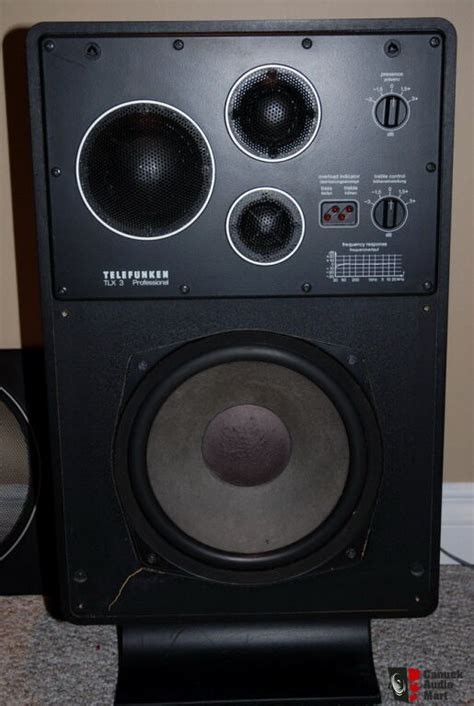 Rare Telefunken Tlx 3 Professional Series Speakers Last Pair Photo