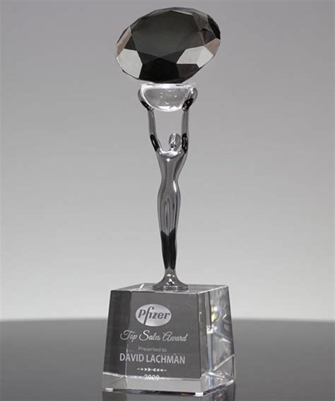 Picture Of Black Diamond Crystal Trophy