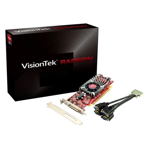 The visiontek radeon hd 5570 vhdci graphics card offers the most features and functionality in its class with complete directx11 support. 900366 Visiontek - Radeon HD 5570 Graphics Card