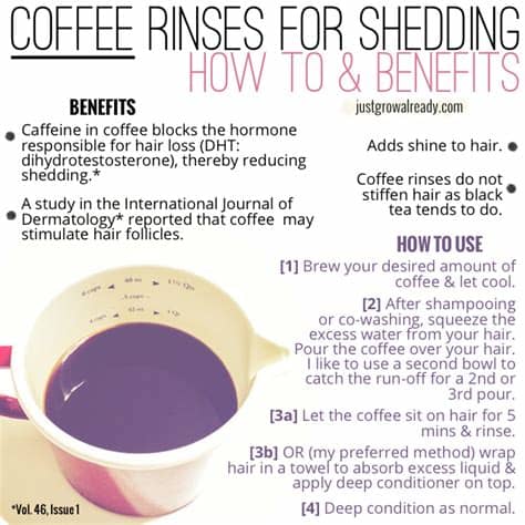 Vegan avocado hair mask & green tea hair rinse. How To & Benefits: Coffee Rinses For Shedding - Just Grow ...