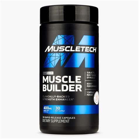 Muscletech Muscle Builder Musclebuilding Formula Tru·fit