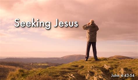 Seeking Jesus