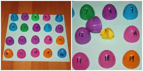 Number Recognition Game 1 20 Find The Egg Easter Egg Activities