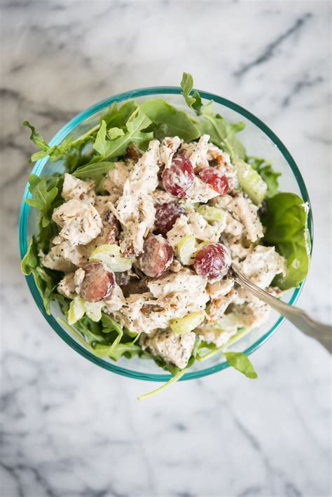 Chicken Salad With Grapes And Pecans Recipe Fed And Fit