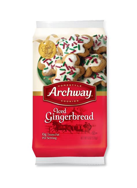 For me, no christmas is complete without at least one batch of gingerbread man cookies. Archway Iced Gingerbread Man Cookies / Dave S Cupboard Archway Cookies Holiday Edition Archway ...