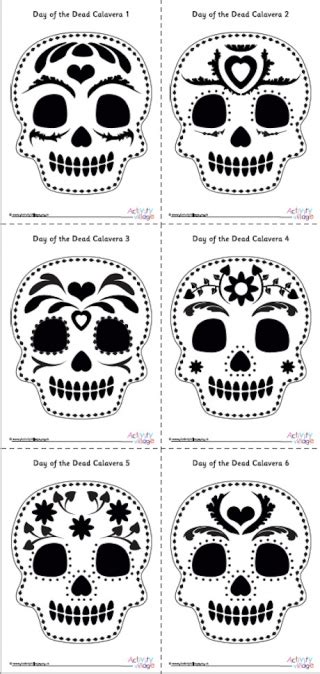 Day Of The Dead Printables