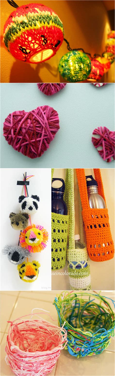 35 Fascinating Yarn Crafts To Make From Leftover Yarn Pondic