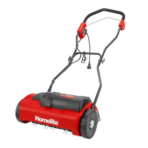 The only aspect about this dethatcher that disappointed us was the unavailability of an extension from its handle. Homelite 14-Inch 10 Amp Electric Dethatcher | The Home Depot Canada