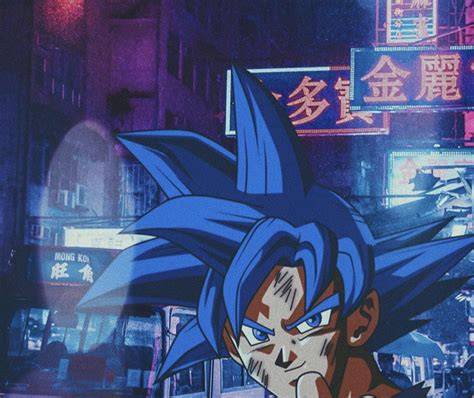 Customize and personalise your desktop, mobile phone and tablet with these free wallpapers! Blue Anime Aesthetic Dbz - Anime Wallpaper HD