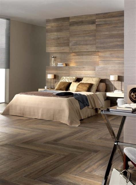 Laminate Flooring On Walls For A Warm And Luxurious Feel Of The Interior
